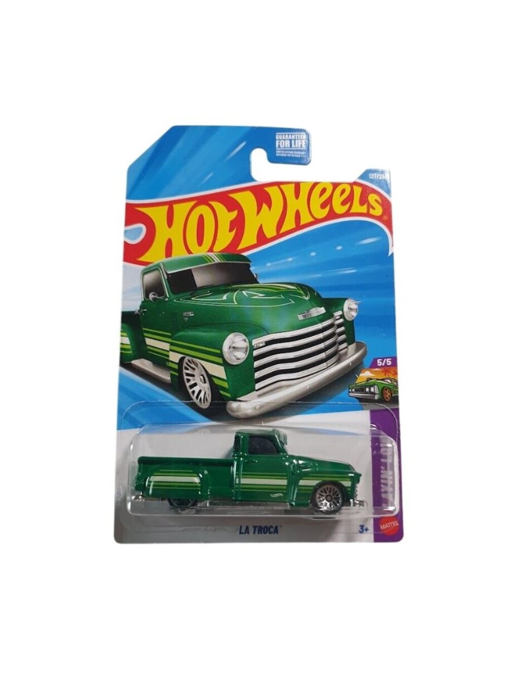 Hot Wheels La Troca Green Pickup Collectible Diecast Model Car Mattel Layn Low